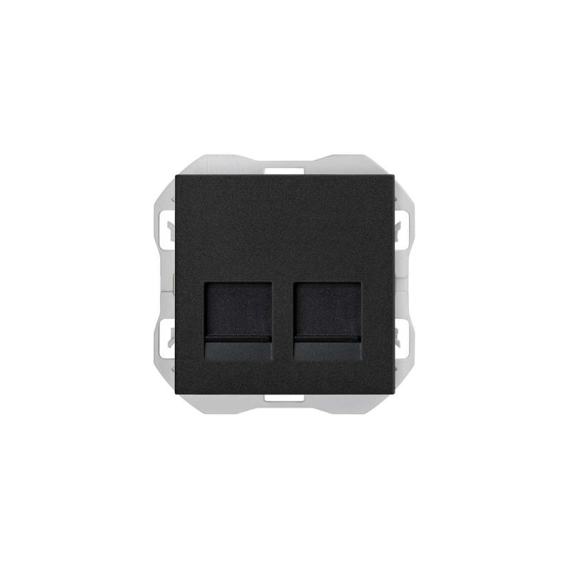 Image of RJ45 Socket Cover with Double Connector SIMON 270 20000188