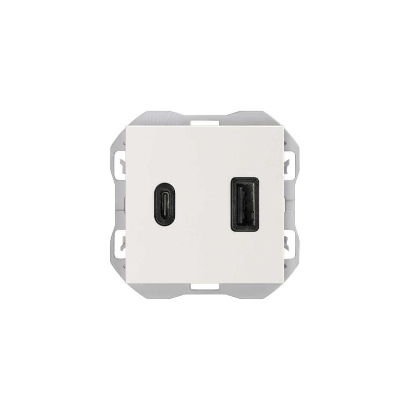 Bild von Doppel USB + TYPE C Ladegerät Smartcharge SIMON 270