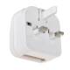 Image of Plug Adapter Type C Flat Head with Straight Cable to Plug Type G (UK)