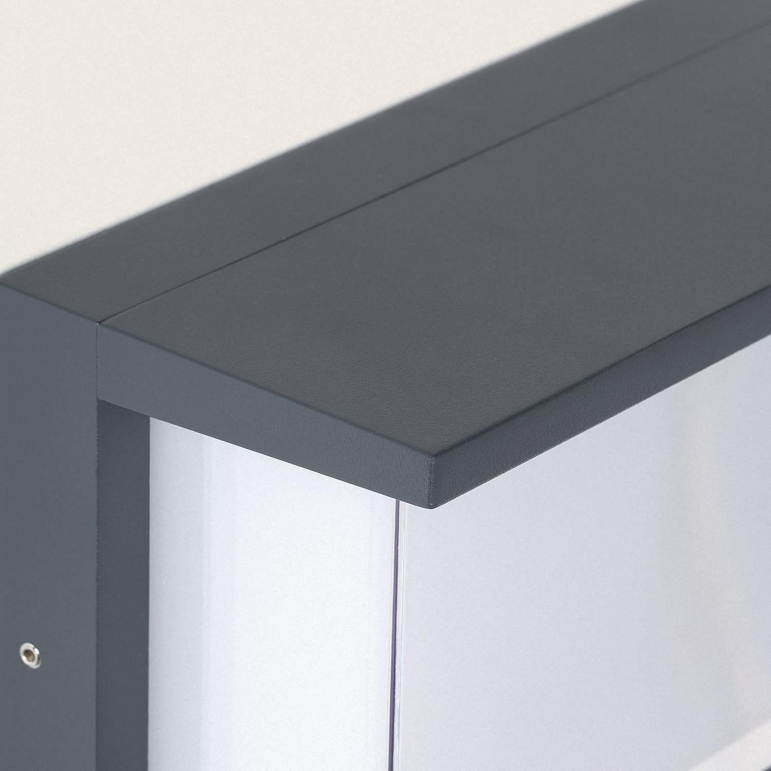 Kinkiet Ścienny LED Zewnętrzny 12W z Aluminium Regulacja CCT Podwójny Difuzor Valorian - widok 3