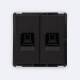 Bild von RJ45-Anschluss CAT 6 Doppelt Internet Modern
