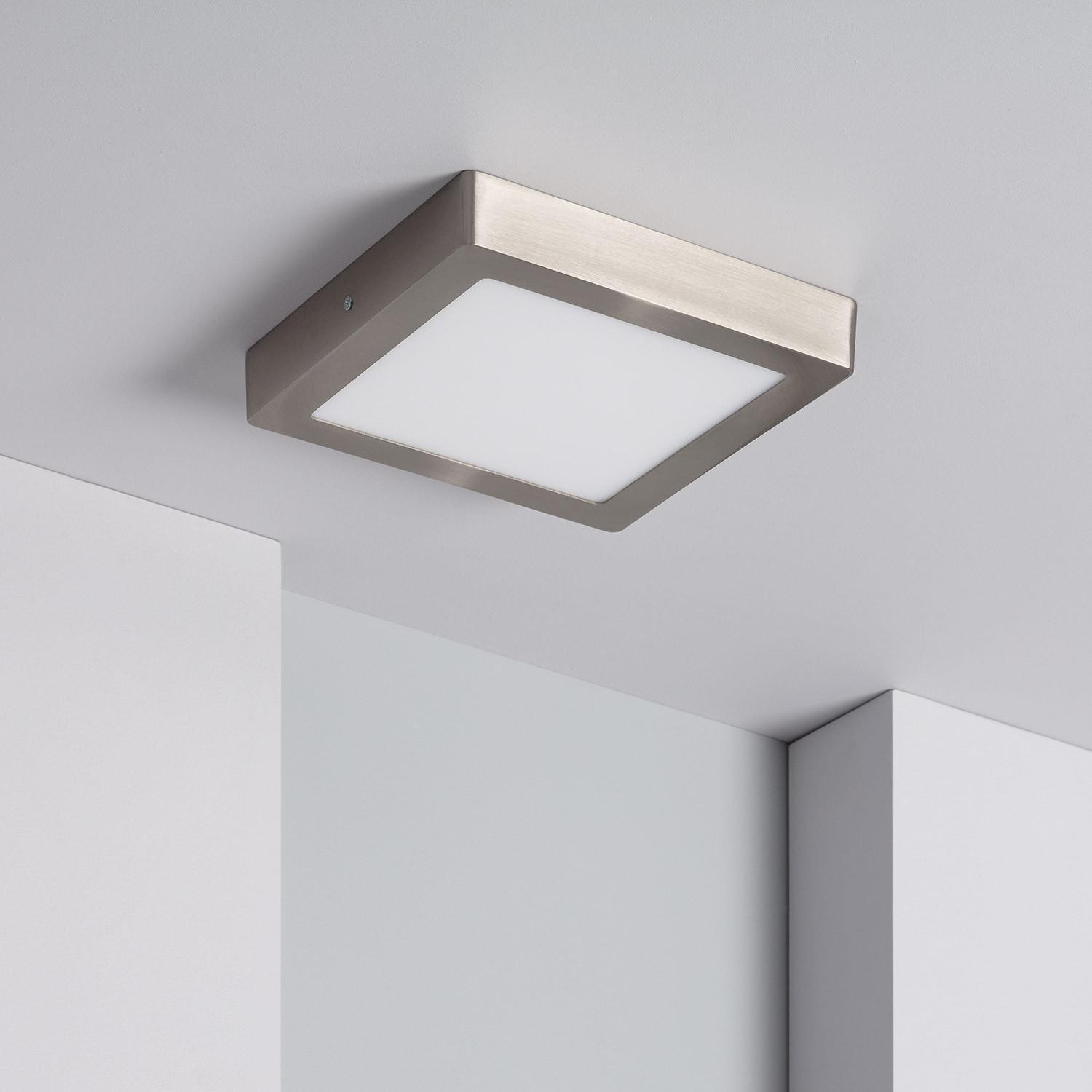 Plafon LED 18W Kwadratowy Metalowy 225x225 mm Silver - parametry