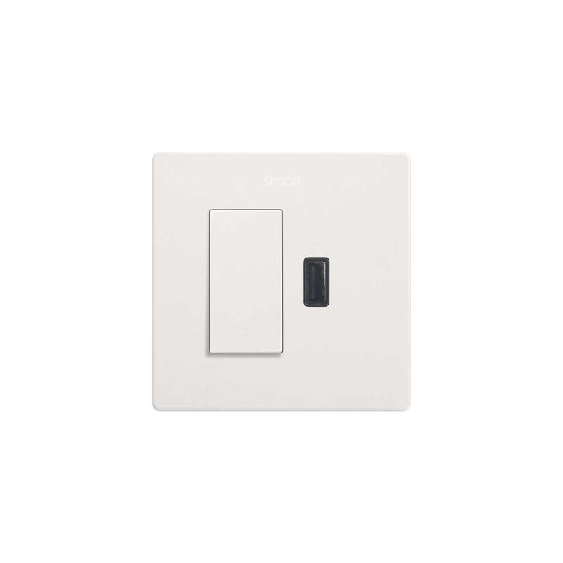 Bild von Kit Monoblock Wechselschalter + USB Smartcharge SIMON 270 27191610