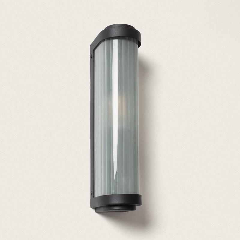Image of Peridot Outdoor Metal & Glass Wall Lamp