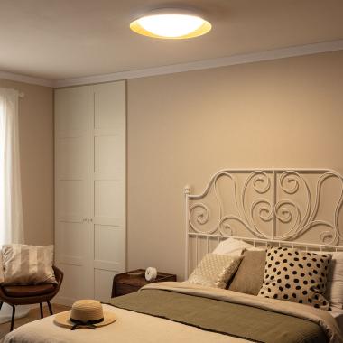 Image of 30W Taylor Round CCT Selectable Metal Ceiling Lamp Ø500mm 