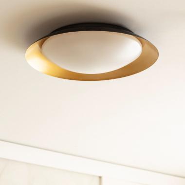 Bild von LED-Deckenleuchte 30W Rund Metall Ø500mm CCT Wählbar Taylor