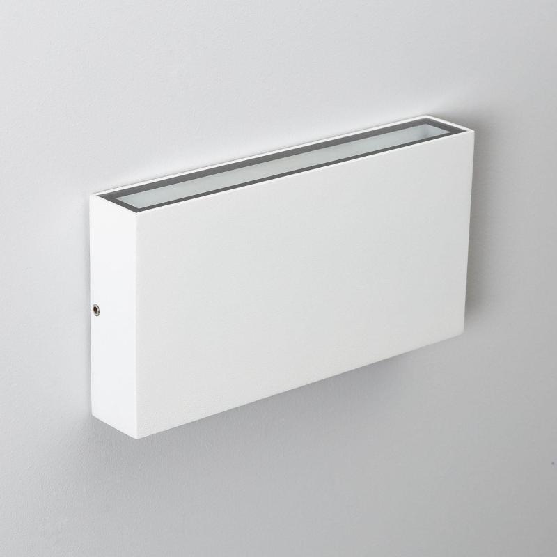 Image of Kaira 10W Rectangular Outdoor Double Sided Aluminium LED Wall Light White