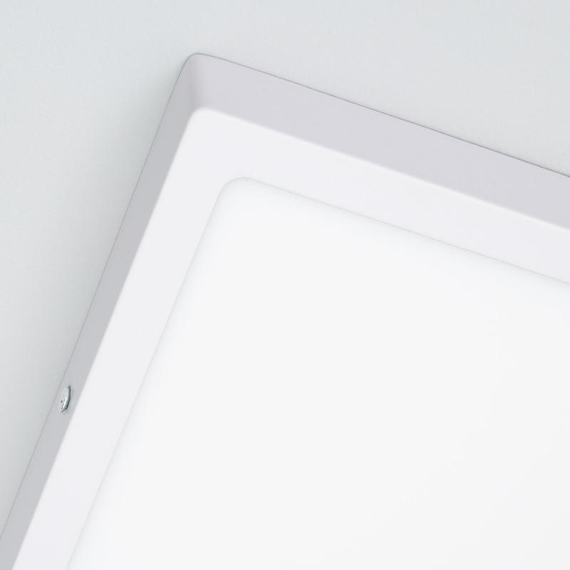 Image of 18W Galan Aluminium Selectable CCT SwitchDimm Slim Square LED Surface Lamp 210x210 mm