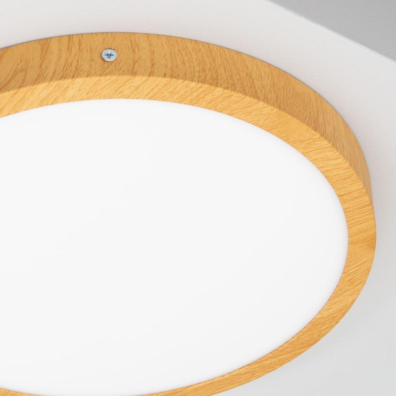 Image of 24W Galan Aluminium Selectable CCT SwitchDimm Circular LED Surface Lamp Ø280 mm