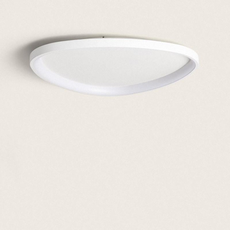 Image of Owen Oval 30W Aluminium CCT Selectable LED Ceiling Light Ø600 mm
