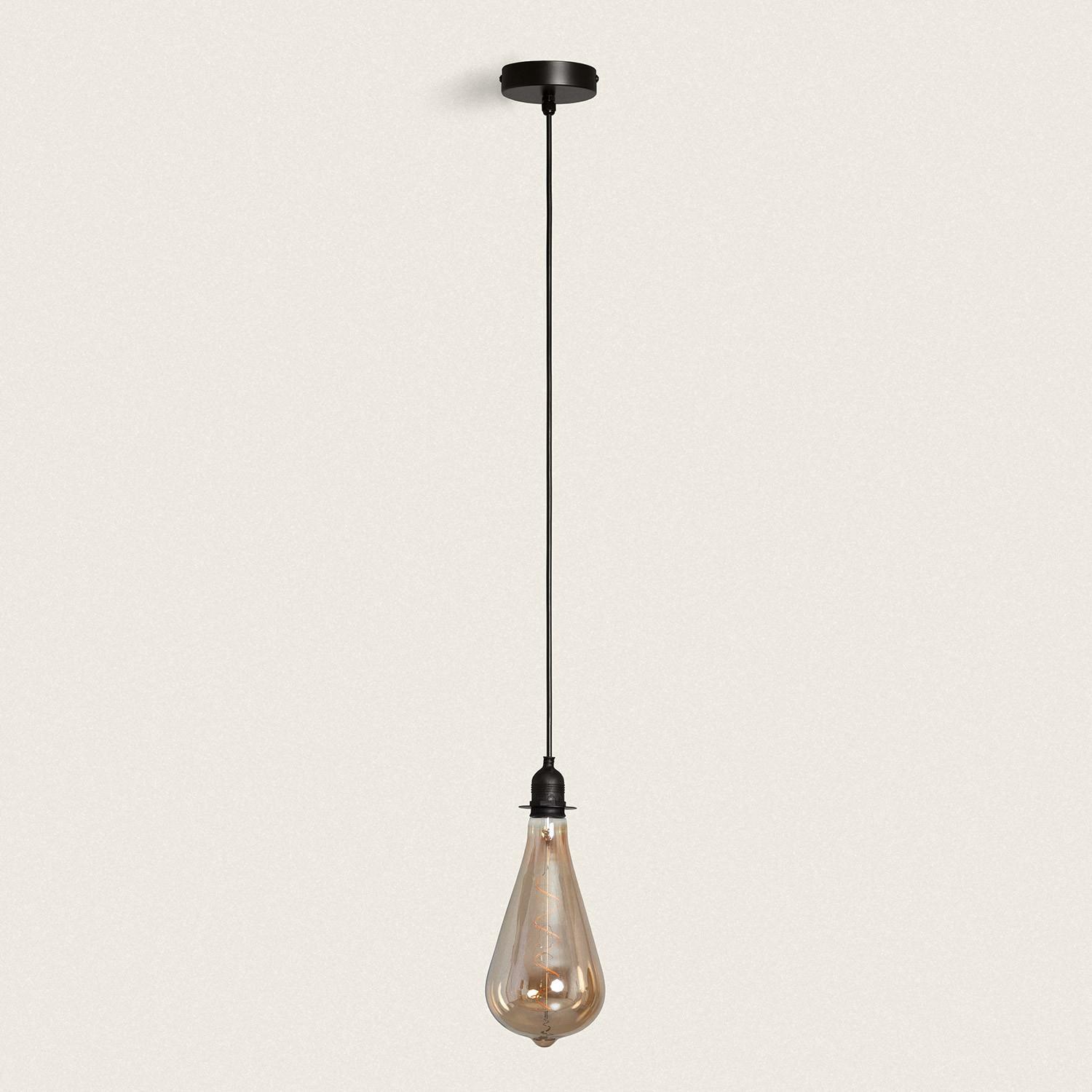 Kabel PVC z Rozetą i Oprawką do Lamp Wiszących Zewnętrznych - widok 3