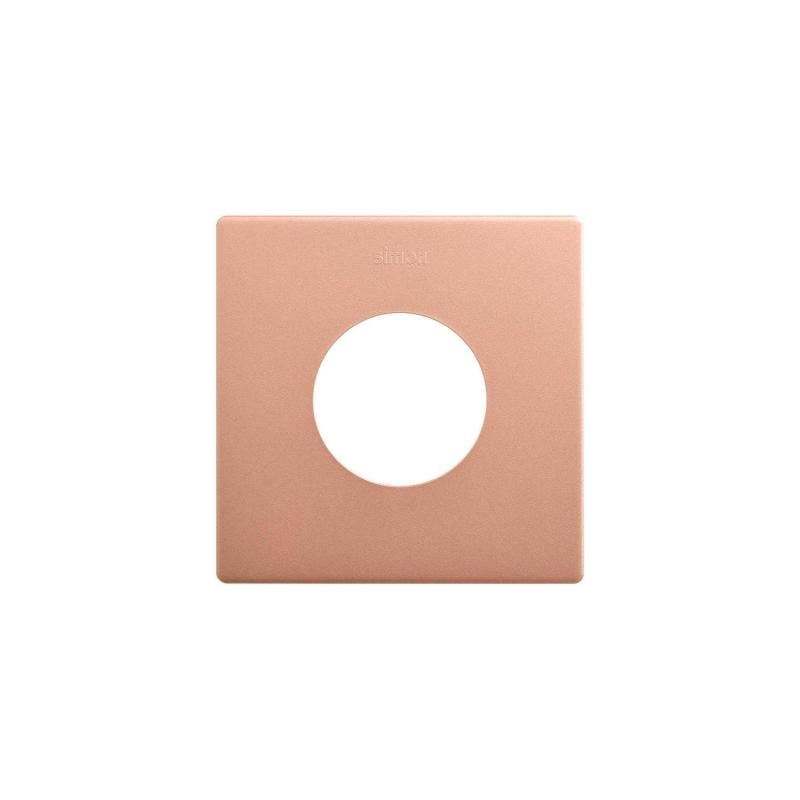 Image de Cadre 1 Emplacement Esthétique Minimal pour Prise Schuko CLEAN SIMON 270 27110610