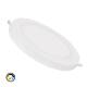 Image of 18W CCT Selectable Round LED Panel with Adjustable Cut Out Ø75-210 mm and Aluminium Frame
