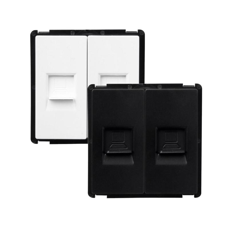 Image de Prise Double RJ45 Internet Modern