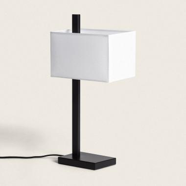 Lampe à Poser Métal et Tissu Malena