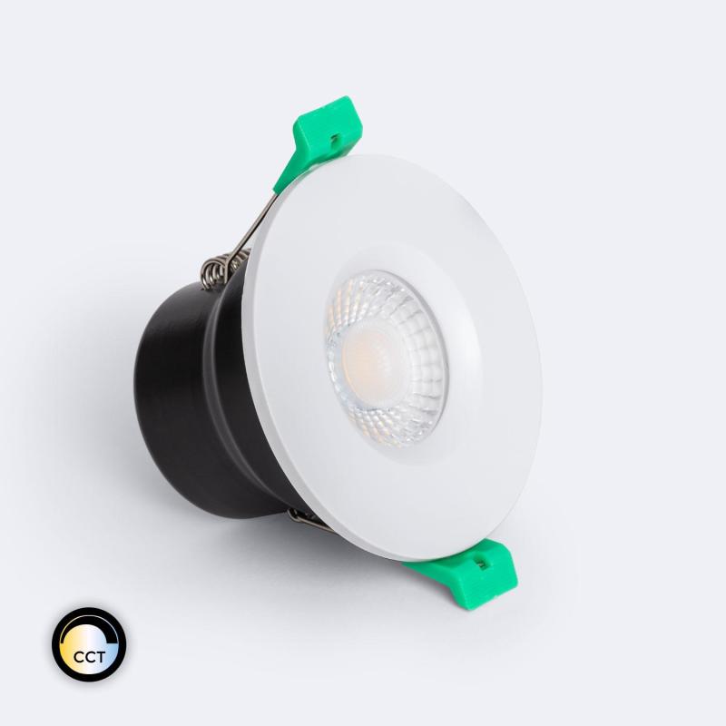 Bild von LED Downlight Einbaustrahler 8W Rund Dimmbar IP65 Ausschnitt Ø65 mm CCT Wählbar RF90 Solid Design
