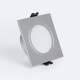 Immagine di Portafaretto Downlight Quadrato IP65 per Lampadina LED GU10 / GU5.3 Foro Ø75 mm 