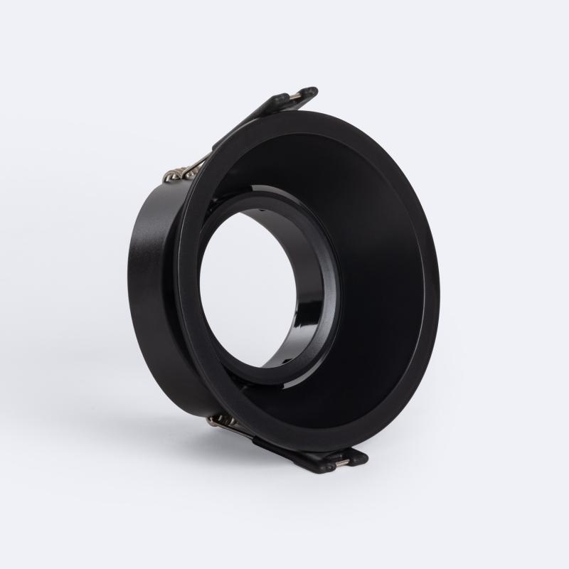 Portafaretto Downlight Circolare Design Bianco per Lampadina LED GU10