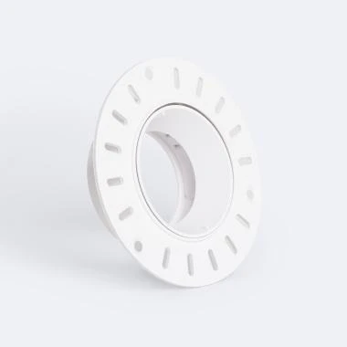 Portafaretto da Incasso Circolare Integrazione Cartongesso  Lampadina LED GU10 / GU5.3 Foro Ø70 mm Suefix