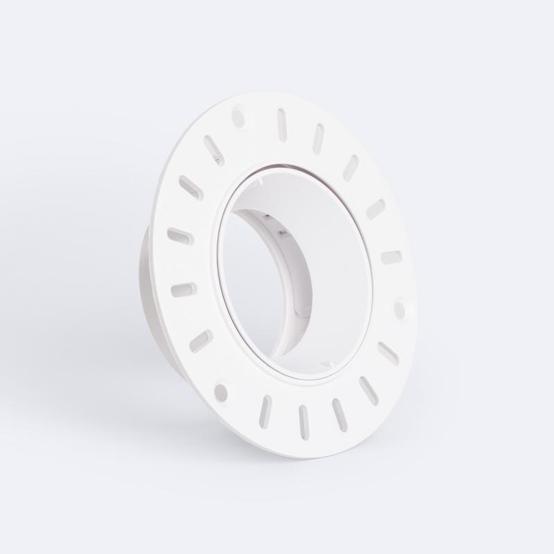 Image de Collerette Downlight Conique Orientable Intégration Plâtre/Placo pour Ampoule LED GU10 / GU5.3 Coupe Ø70 mm Suefix  