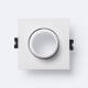 Bild von Downlight-Ring Quadratisch Schwenkbar mit niedrigem UGR für LED-Glühbirne GU10 / GU5.3 Schnitt  Ø75 mm Suefix