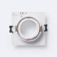 Bild von Downlight-Ring Quadratisch Schwenkbar mit niedrigem UGR für LED-Glühbirne GU10 / GU5.3 Schnitt  Ø75 mm Suefix