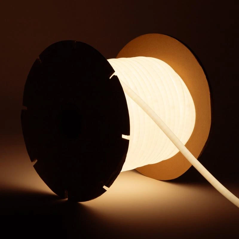 Bild von LED Streifenrolle Neon Dimmbar 220V 50m Rund 8W/m Schnitt 100cm IP65 N-FLEX14