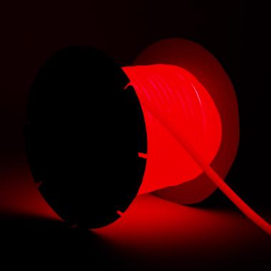 Led Strip Neon Dimbaar 220V ROL 50m Rond N-FLEX 14 8W/m te knippen om de 100cm IP65