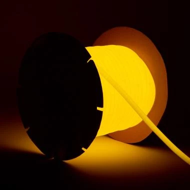 Ruban LED Néon Dimmable 220V BOBINE 50m Circulaire SFLEXx17 8W/m Coupe 100cm IP65
