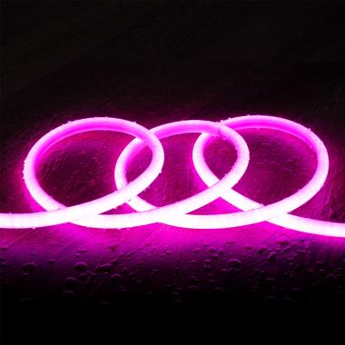 Led Strip Neon Dimbaar 220V Rond SFLEX17 8W/m te knippen om de 100cm IP65 Op maat