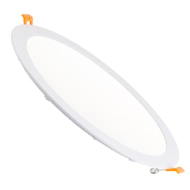 Dalle LED 24W Ronde Extra-Plate Coupe Ø 275 mm