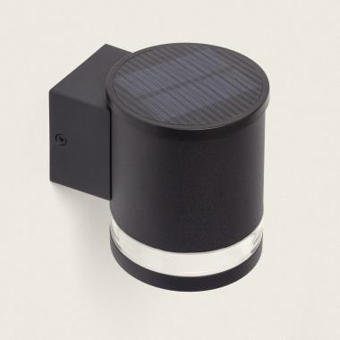 Immagine di Applique da Parete per Esterni Solare LED Alluminio Draco