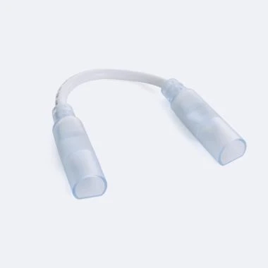 Connettore Doppio con Cavo Striscia LED Neon Regolabile 220V Circolare SFLEX14