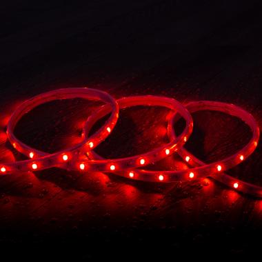 Image of 50m 24V DC Outdoor Solar LED Strip SMD2835 60LED/m 12mm Wide Cut at Every 100cm IP65