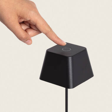 Bild von LED Tischlampe 1.2W Tragbar Aussen Aluminium mit wiederaufladbarem USB-Akku Willy