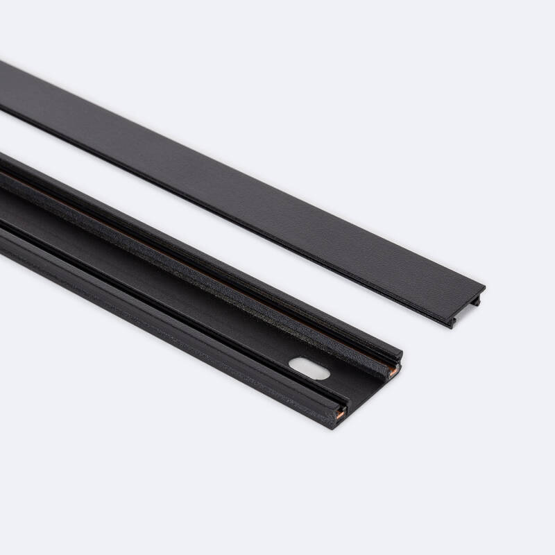 Fixations Rail Incluses Rail Magnétique Extra Plat Noir MM30 2M - SILAMP | Leroy Merlin Spot Sur