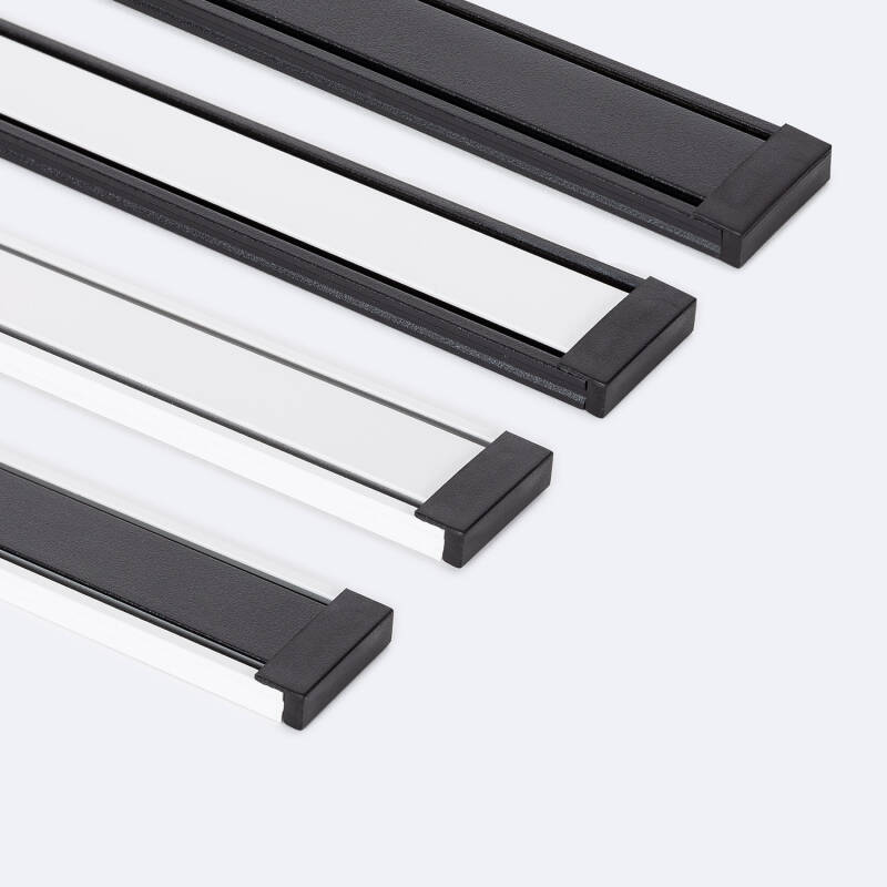 Rail Magnétique Encastré 48V 2m NOIR pour Enduit - SILAMP | Leroy Merlin