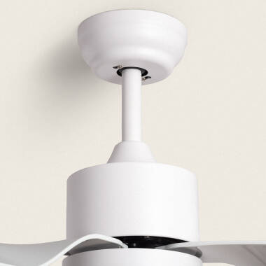 Image de Ventilateur de plafond Silencieux Minimal Blanc 132cm Moteur DC