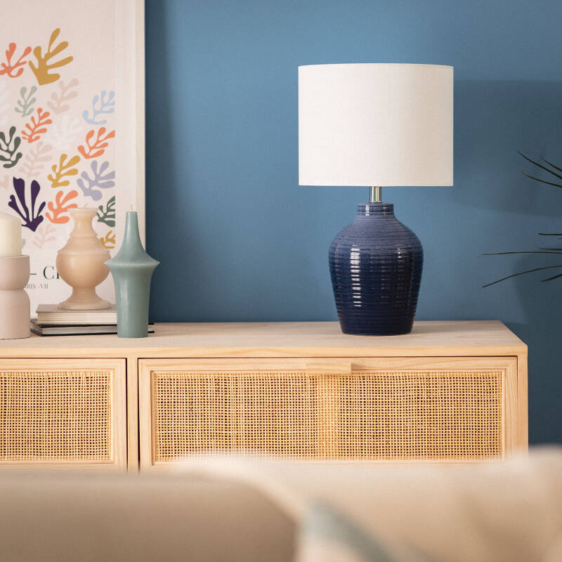 Image of Jar Ceramic Table Lamp 