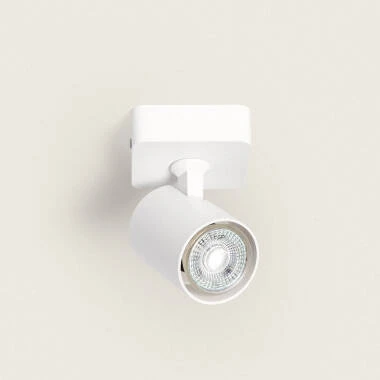 Plafondlamp Richtbaar Aluminium   Cora 1 Spot Wit