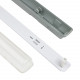 Image of PC Watertight Screen for a 1200mm (4ft) LED Tube with One Side Power