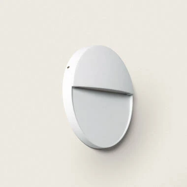 Applique Murale Extérieure LED 6,5W CCT Sélectionnable Aluminium Saillie Ronde Jade