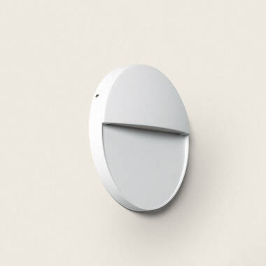 LED-wandlamp Outdoor  6,5 W Selecteerbare CCT Aluminium, rond Opbouw Jade