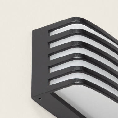 Afbeelding van Wandlamp Outdoor LED 15W Aluminium Rechthoekig Zwart Juli