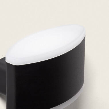 Image de Applique Murale Extérieure LED 12W Éclairage Rectangulaire Noire Bertol