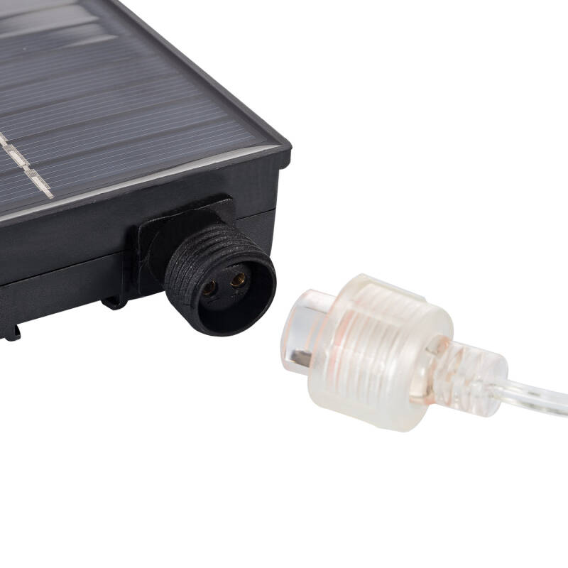 Bild von LED-Streifen Solar Außen 3.7V DC 30LED/m 5m IP65 Breite 8mm Schnitt alle 3cm