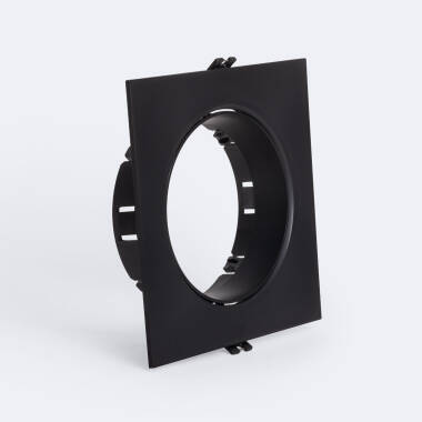 Ring Downlight Inbouw  Vierkant  Richtbaar voor LED-lamp GU10 AR111 Zaagmaat Ø135 mm