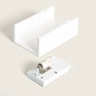 Image of Dupmy Square Plaster Wall Lamp