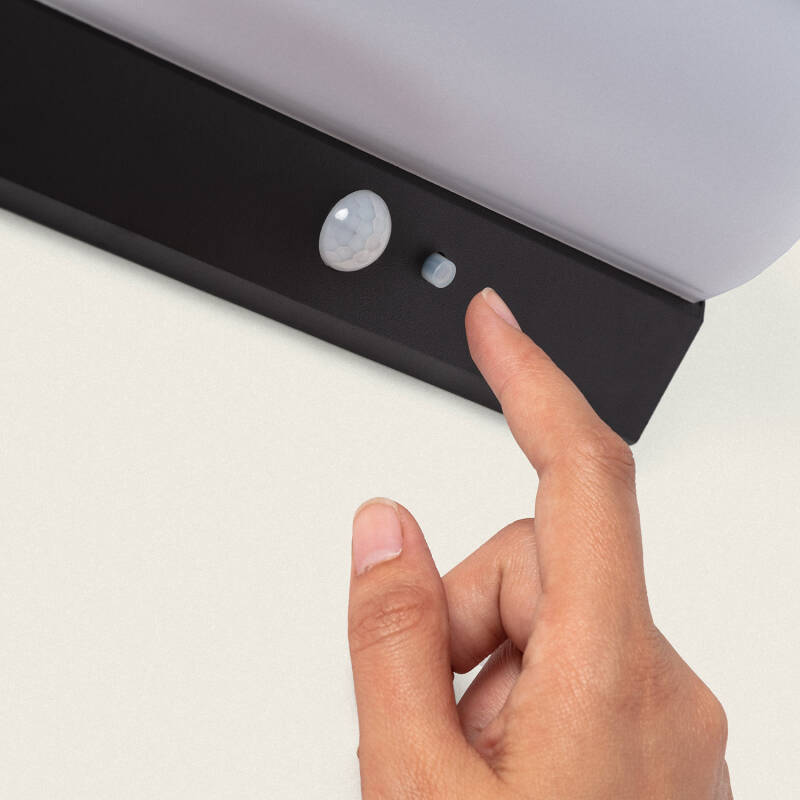 Bild von LED Wandleuchte Außen Solar 5W Aluminium mit Bewegungssensor Goran