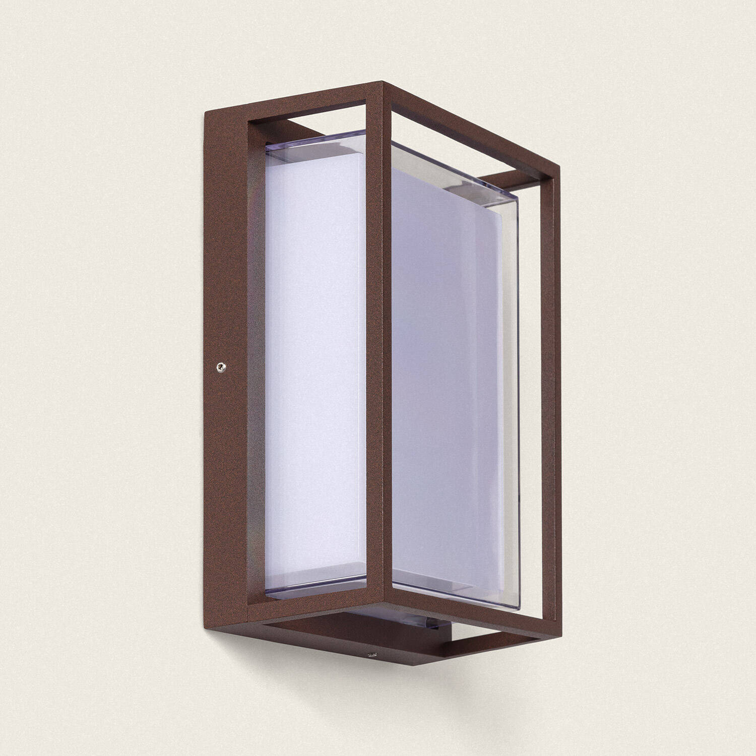 Kinkiet Ścienny LED Zewnętrzny 12W z Aluminium Regulacja CCT Podwójny Dyfuzor Calysta - widok 2